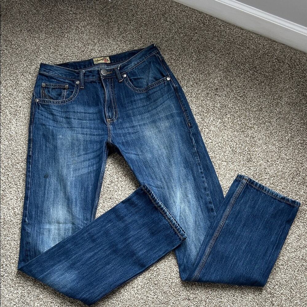Men's Wrangler 20X No. 42 Vintage Bootcut Jeans, Size 34/38 - Picture 4 of 11